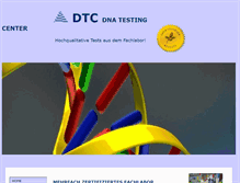 Tablet Screenshot of dnatestingcenter.de